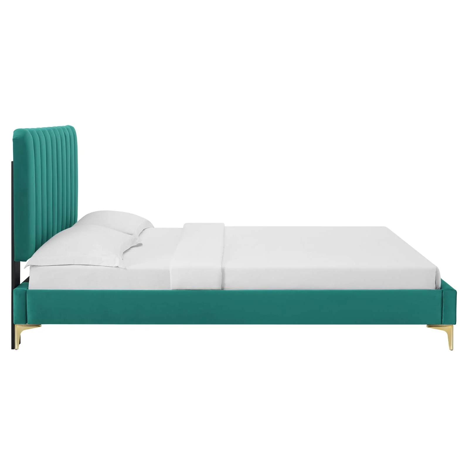 Reagan Twin Performance Velvet Platform Bed By Modway - MOD-6885 - Image 107