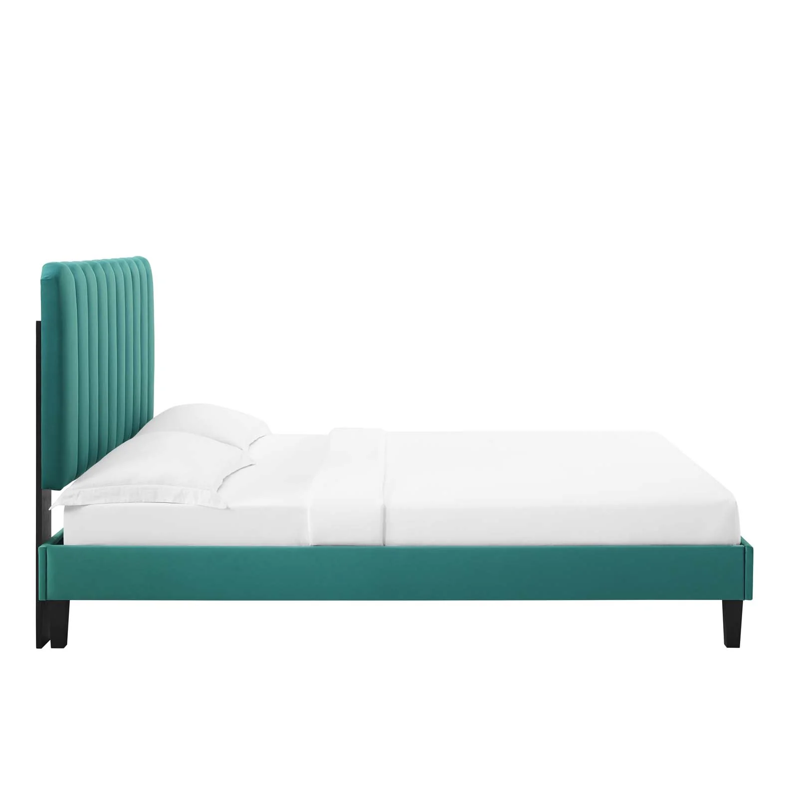 Reagan Twin Performance Velvet Platform Bed By Modway - MOD-6887 - Image 107
