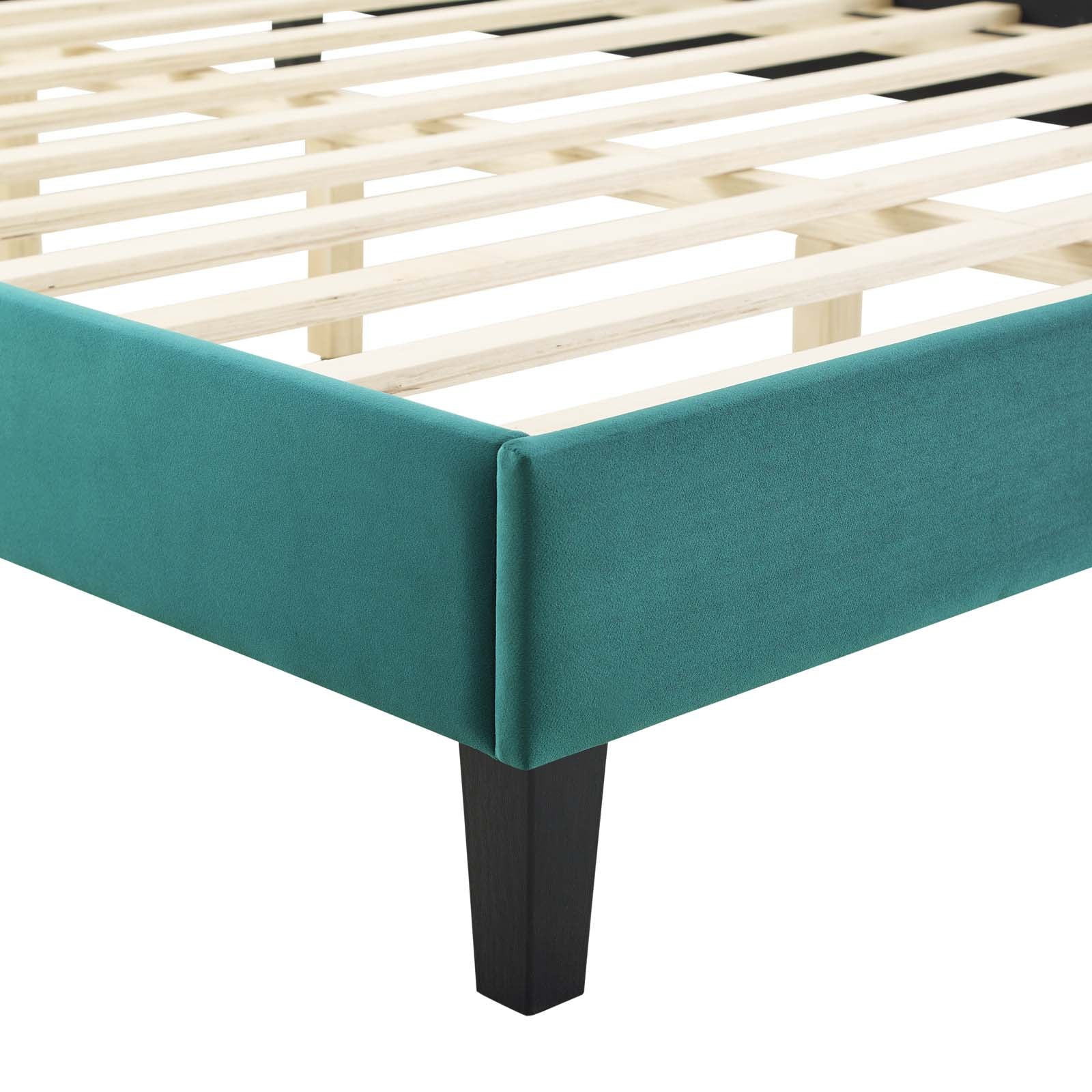 Reagan Twin Performance Velvet Platform Bed By Modway - MOD-6887 - Image 109