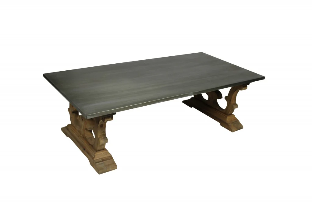 Rectangular Decorative Base Coffee Table By Homeroots