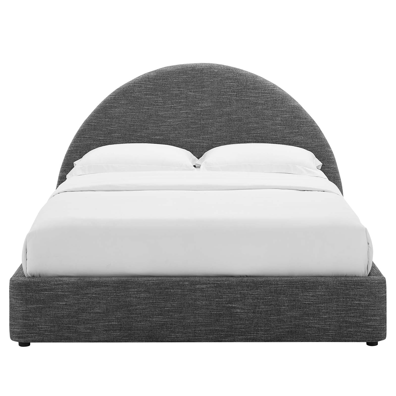 Resort Upholstered Fabric Arched Round Queen Platform Bed By Modway - MOD-7132 - Image 20