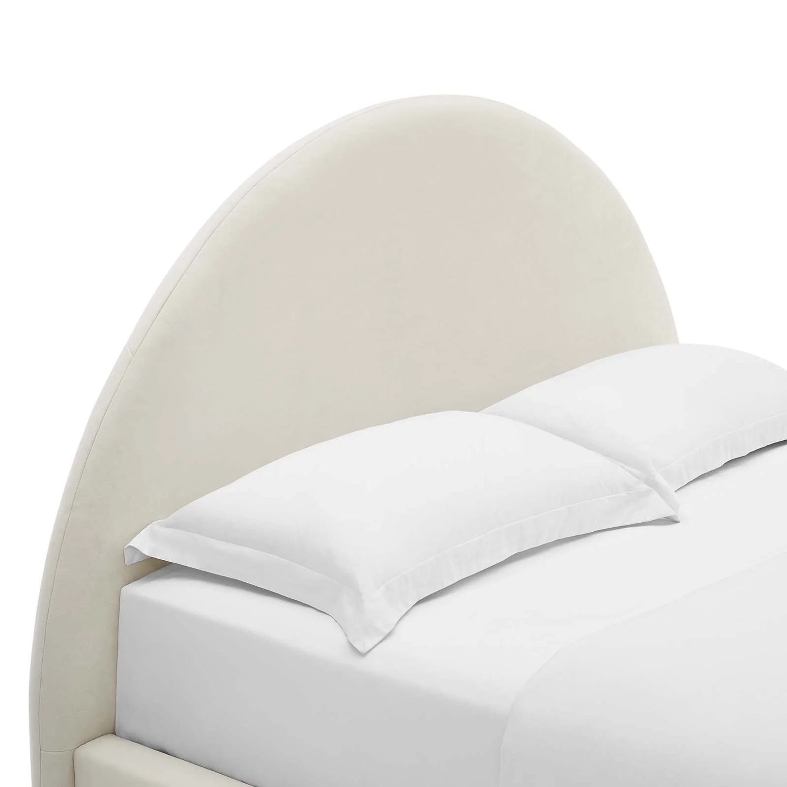Resort Upholstered Fabric Arched Round Queen Platform Bed By Modway - MOD-7132 - Image 29
