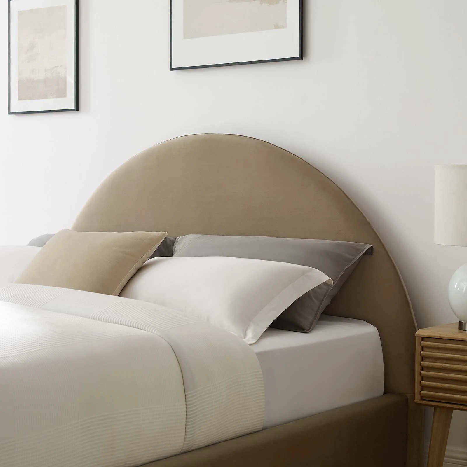 Resort Upholstered Fabric Arched Round Queen Platform Bed By Modway - MOD-7132 - Image 40
