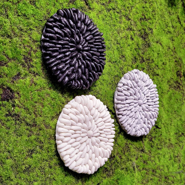 River Rock 6.75"D Wall Art, Gr Set Of 3 By Gold Leaf Design Group - Image 5