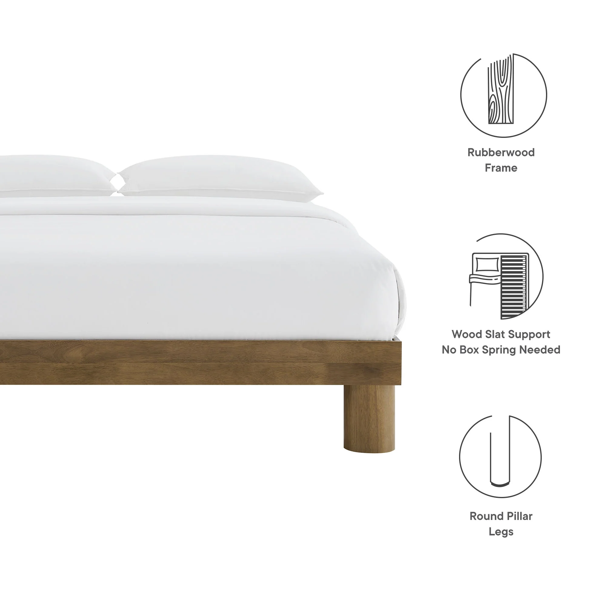Runa Wood King Platform Bed by Modway - Image 8