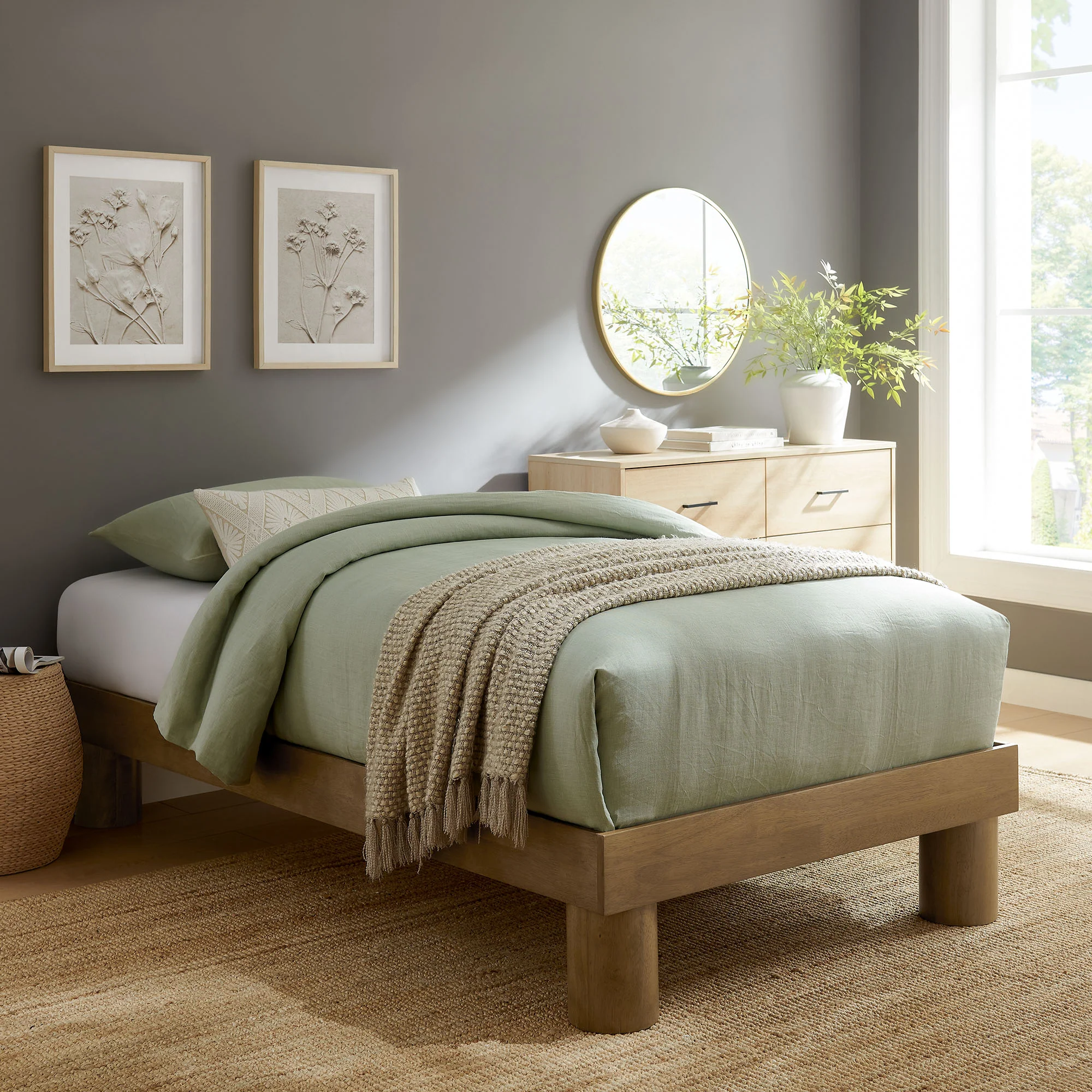 Runa Wood Twin Platform Bed by Modway
