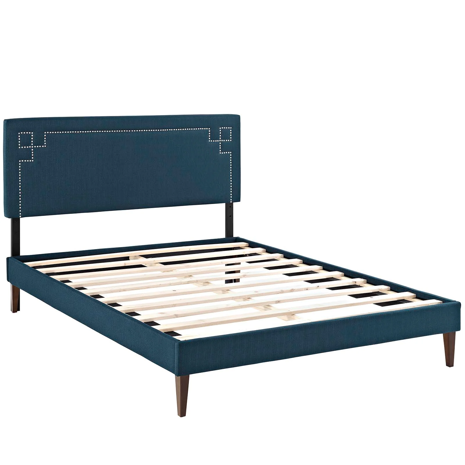 Ruthie King Fabric Platform Bed with Squared Tapered Legs By Modway - MOD-5941 - Image 3