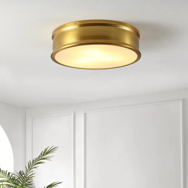 Safavieh Adria Flush Mount - Brass Gold