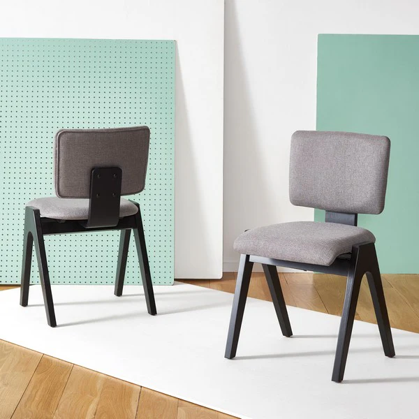 Safavieh Alisyn Wood Dining Chair Set Of 2 - Black
