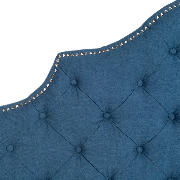 Safavieh Arebelle King Headboard King Size - Steel Blue - Image 3