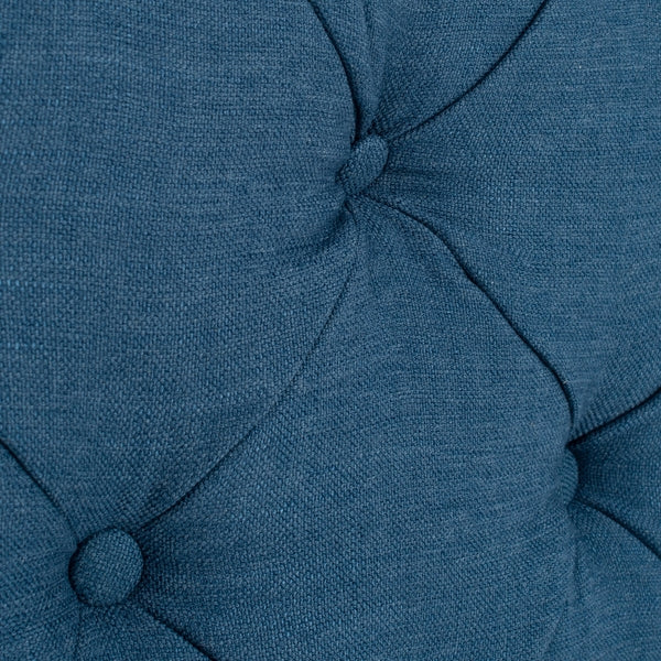 Safavieh Arebelle King Headboard King Size - Steel Blue - Image 4