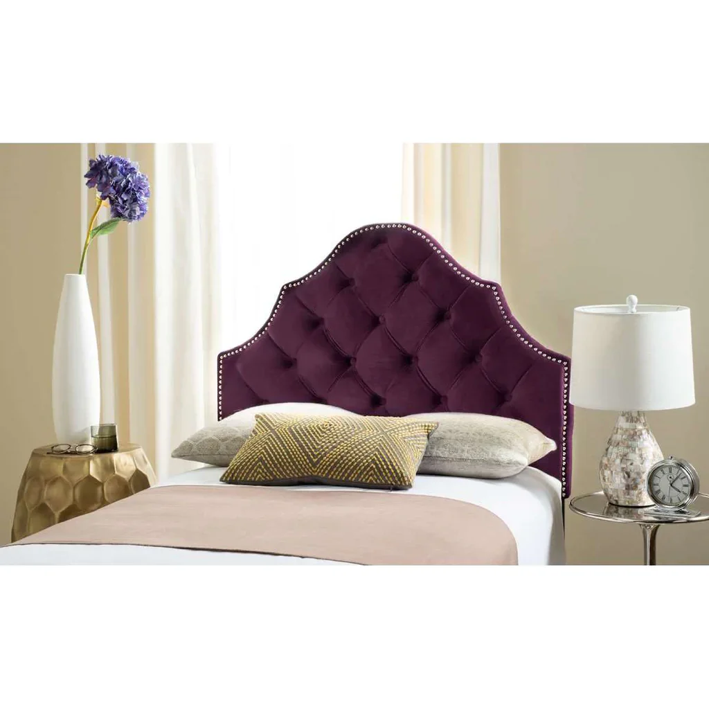 Safavieh Arebelle Twin Headboard Twin Size - Aubergine