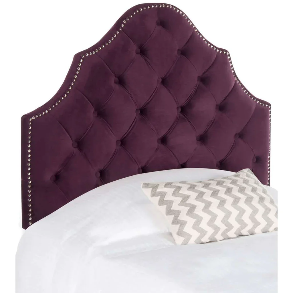 Safavieh Arebelle Twin Headboard Twin Size - Aubergine - Image 2
