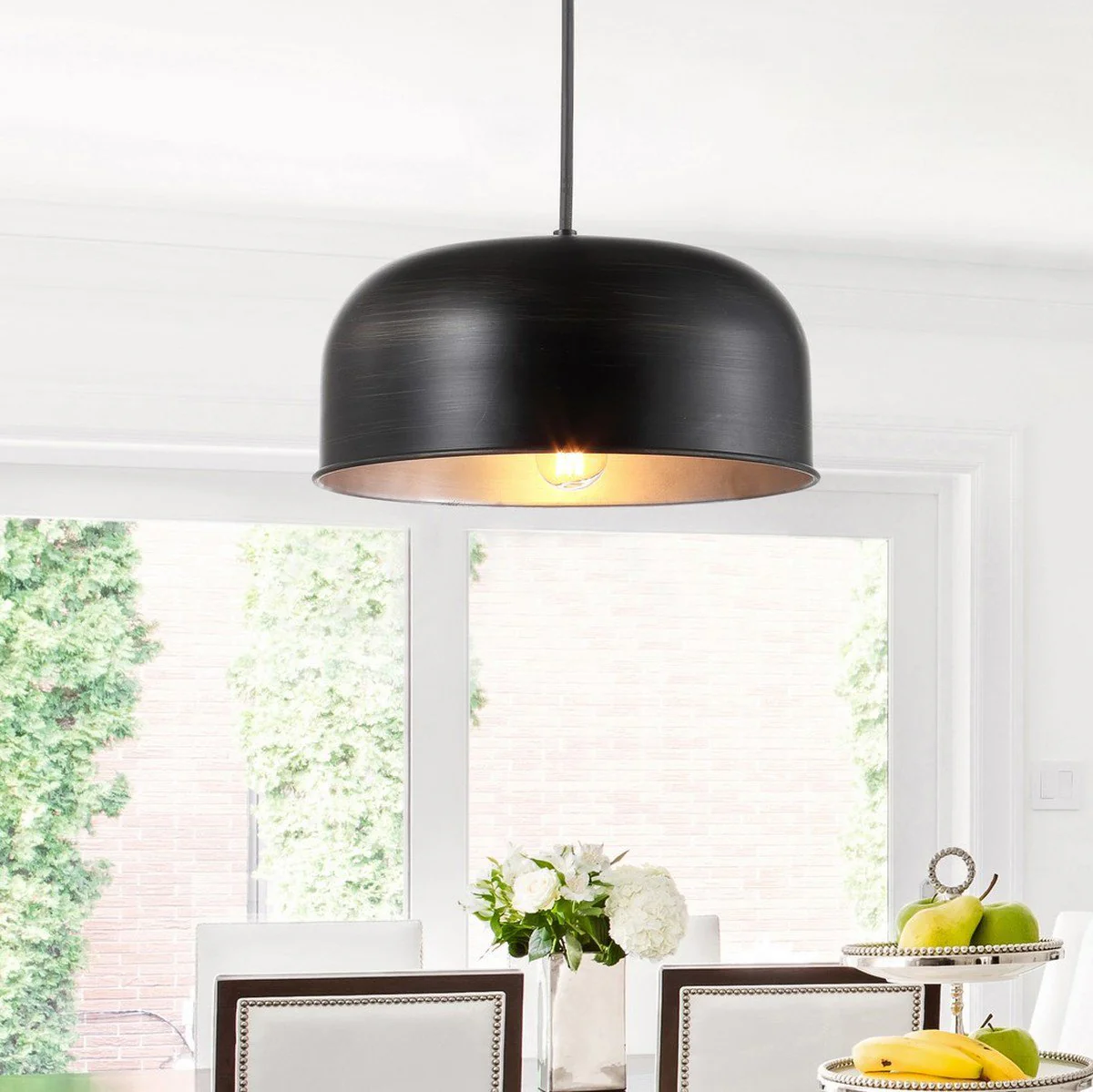 Safavieh Avner Pendant - Painted Grey