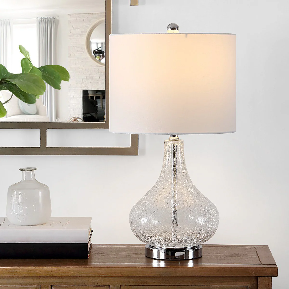 Safavieh Brooks Glass Table Lamp - Clear