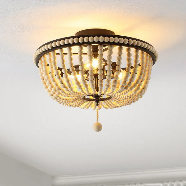 Safavieh Cascina Flush Mount - Oil Rub Bronze