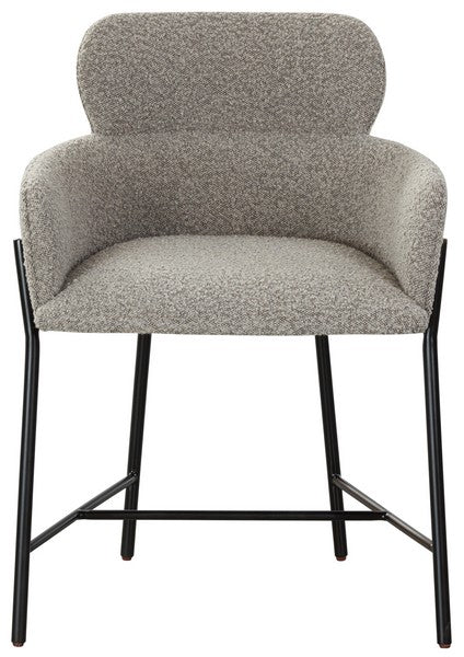 Safavieh Charlize Velvet Dining Chair - Light Gray - Image 2