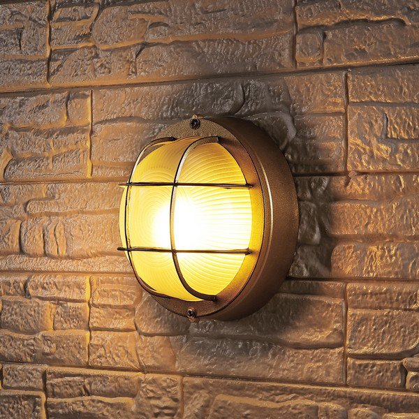 Safavieh Elson Outdoor Wall Sconce Set Of 2 - Gold