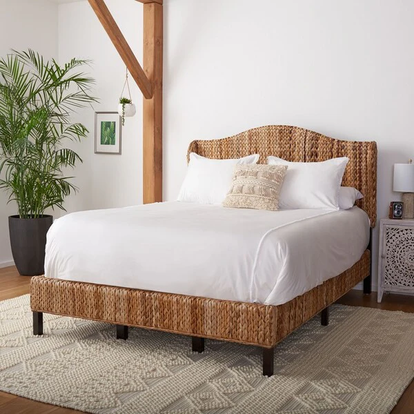 Safavieh Finola Rattan Bed Full Size - Natural