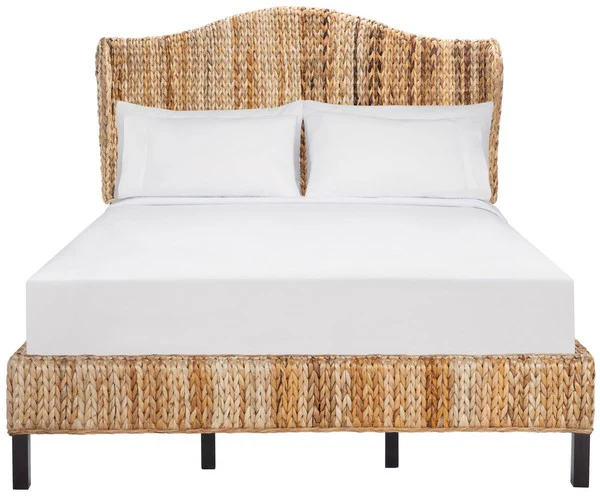 Safavieh Finola Rattan Bed Queen Size - Natural - Image 2