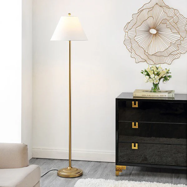 Safavieh Hallie Floor Lamp - Gold