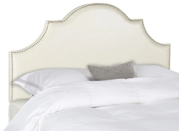 Safavieh Hallmar King Headboard King Size - Flat Cream - Image 2
