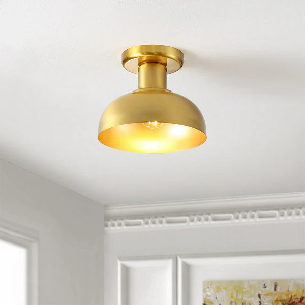 Safavieh Helm Flush Mount - Brass