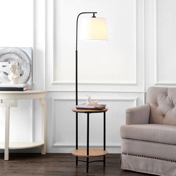 Safavieh Henley Floor Lamp - Matte Black