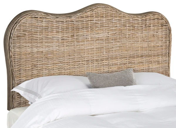Safavieh Imelda Headboard King Size - Grey - Image 2