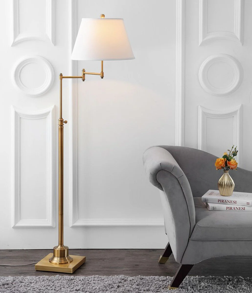 Safavieh Ingram 68.5 -Inch H Adjustable Swivel Floor Lamp - Gold