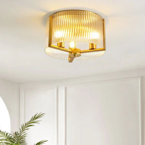 Safavieh Jetra Flush Mount - Brass