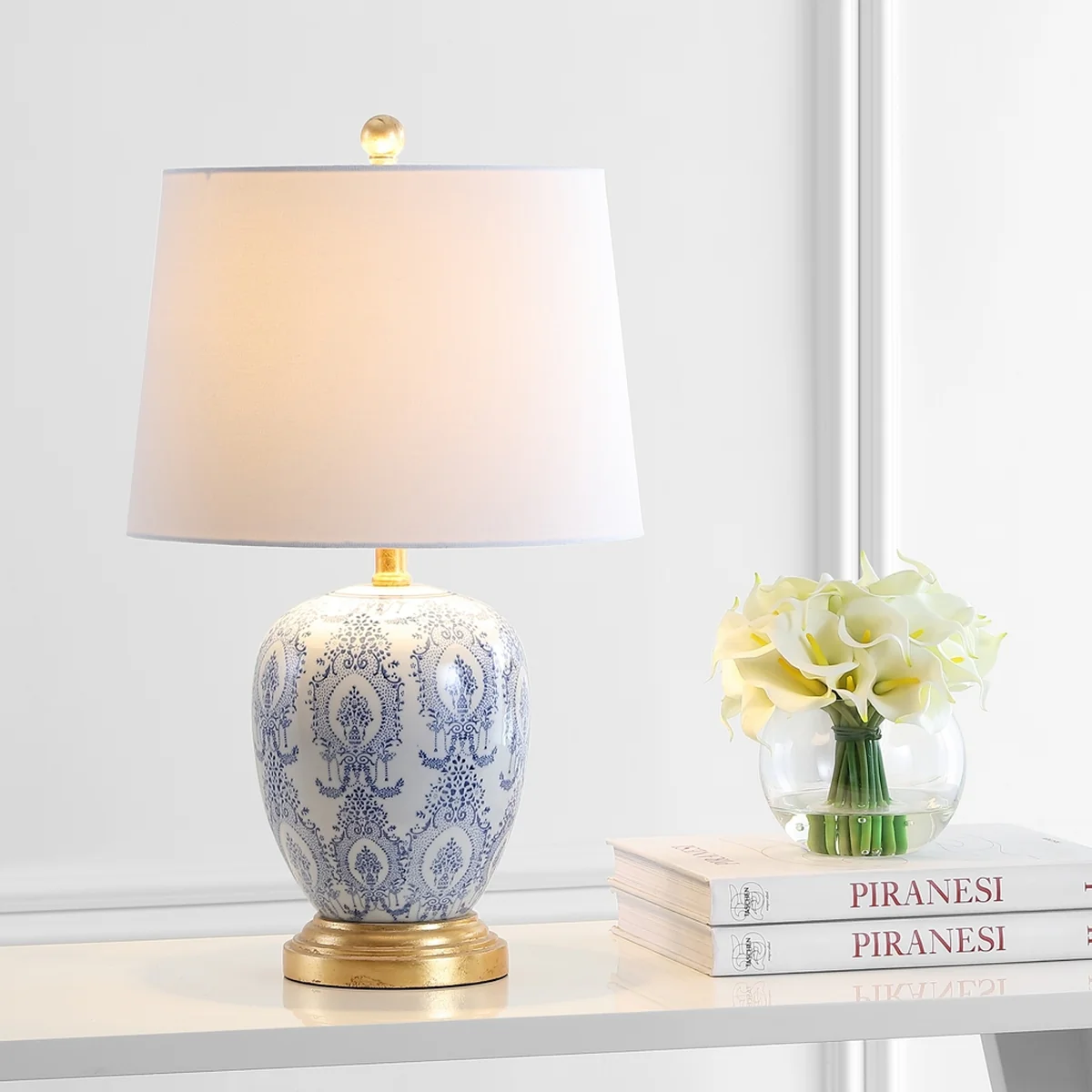 Safavieh Kalel Table Lamp Set Of 2 - Blue