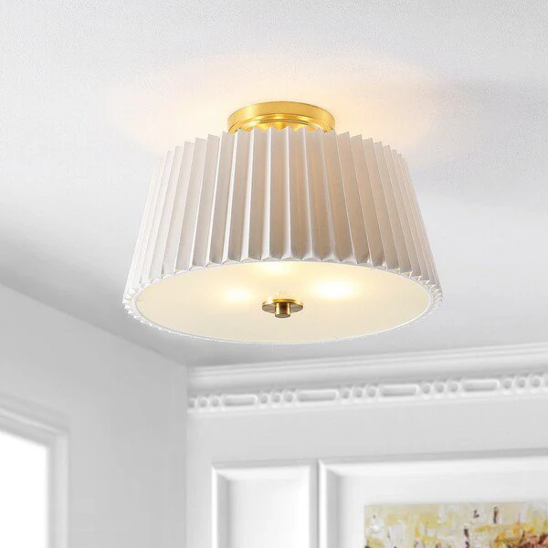 Safavieh Larlon Flush Mount - Brass Gold