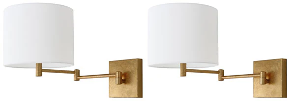 Safavieh Lillian Gold 12-Inch H Wall Sconce Set Of 2 - Gold