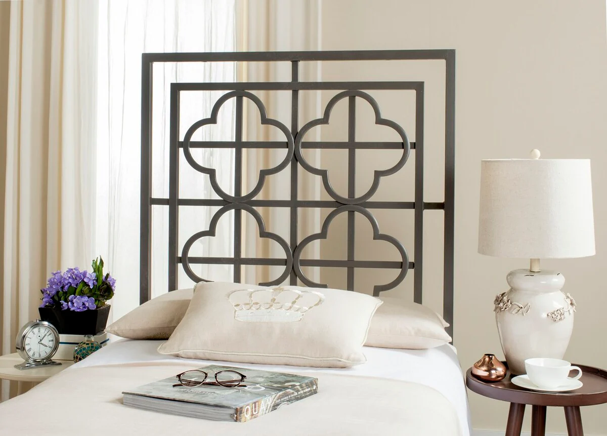 Safavieh Lucinda Headboard Full Size - Antique Iron - Image 2