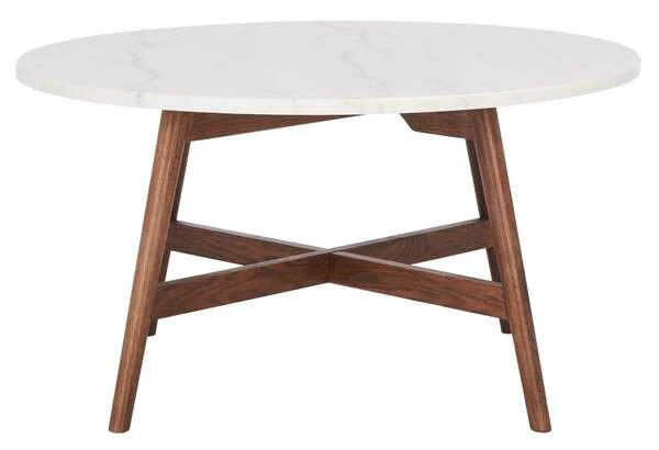 Safavieh Maja Round Marble Coffee Table - Marble