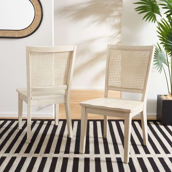 Safavieh Margo Dining Chair Set Of 2 - White Washed
