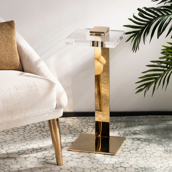 Safavieh Mars Acryllic Drink Table - Clear