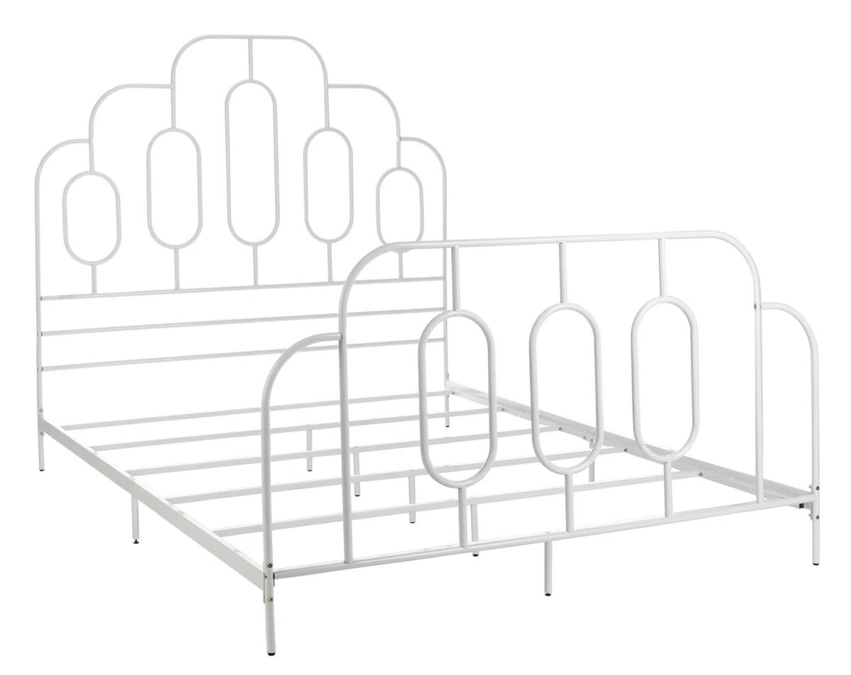 Safavieh Paloma Metal Retro Bed Queen Size - White - Image 3