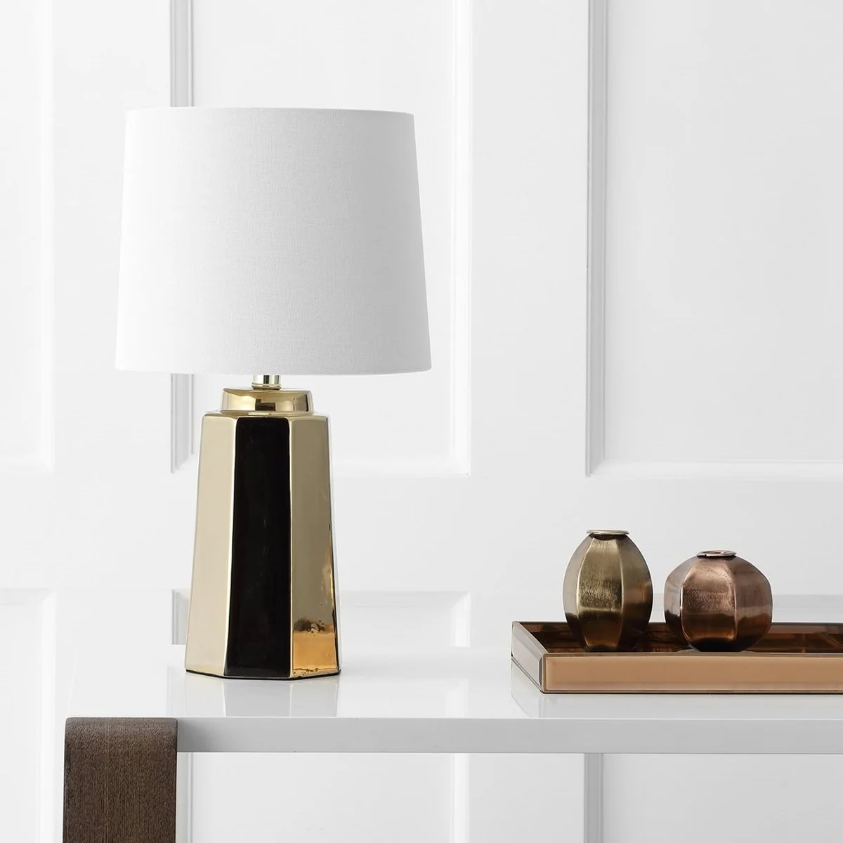 Safavieh Parlon Table Lamp - Plated Gold