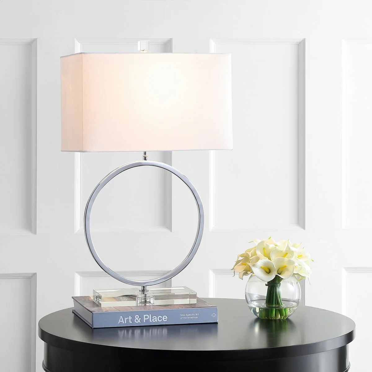Safavieh Phoenix Table Lamp Set Of 2 - Chrome