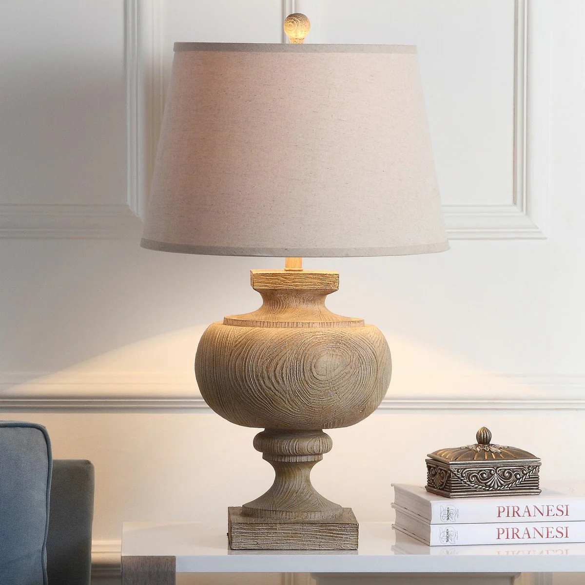 Safavieh Prescott 31-Inch Wood Table Lamp - Wood Finish