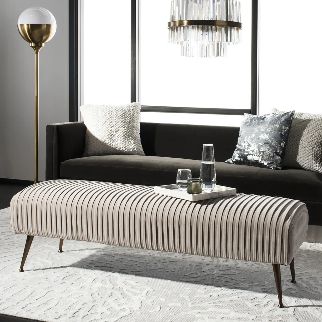 Safavieh Salome Bench - Almond