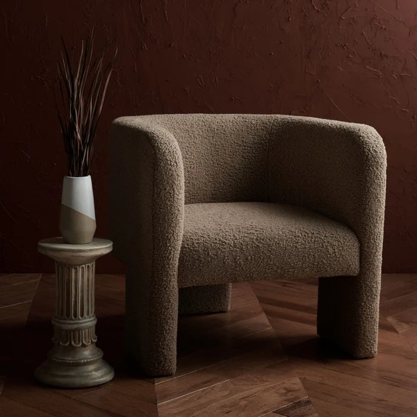 Safavieh Sammie 3 Leg Accent Chair - Light Brown