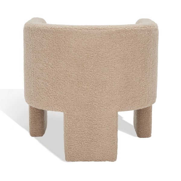 Safavieh Sammie 3 Leg Accent Chair - Light Brown - Image 2