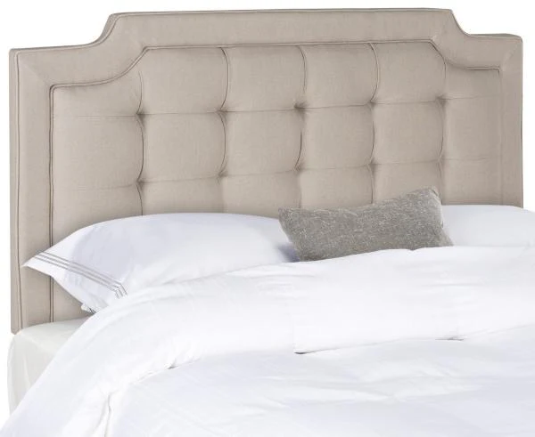Safavieh Sapphire Headboard Queen Size - Taupe - Image 2