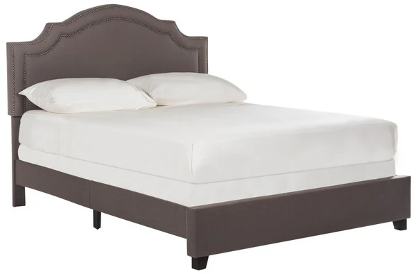 Safavieh Theron Bed Full Size - Dark Taupe