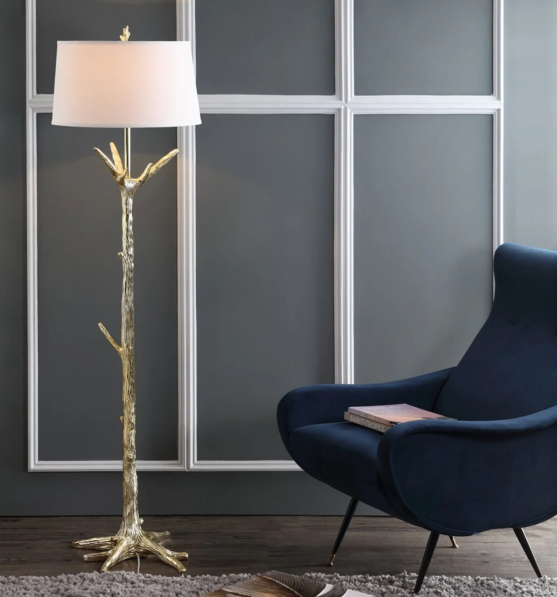 Safavieh Thornton Floor Lamp - Gold