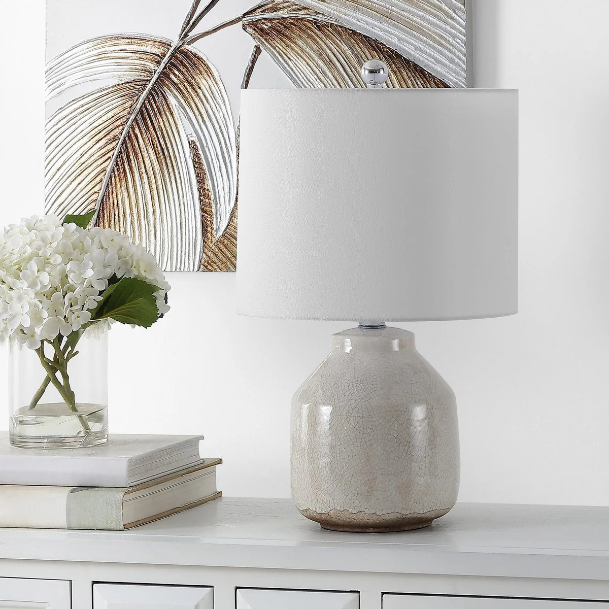 Safavieh Traken Table Lamp - Antique White
