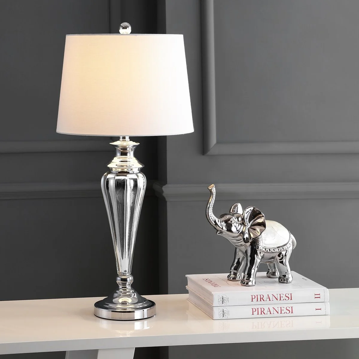 Safavieh Trent Table Lamp - Silver